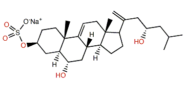 (23S)-6a,23-Dihydroxy-5a-cholesta-9(11),20(21)-dien-3b-ol sulfate